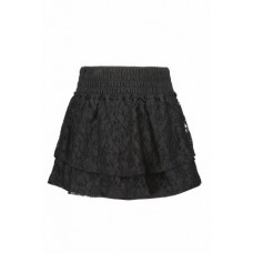 B.Nosy Girls 2-layer lace skirt Black Y109-5772